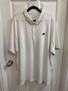 Under Armour 2024 Masters Pimento Playoff Polo with Green & Yellow Trim